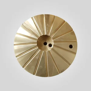 GP220 Cone Crusher Top Bearing mm0539639 showing machined bronze surface and oil grooves